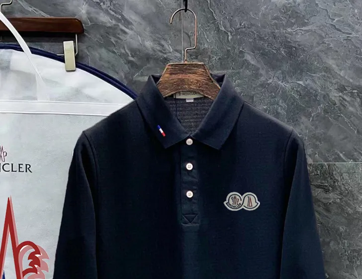 MONCLER/ SS Polo 。 T . . ! Piquet , “ ”。 . , , logo ， ， ， ， ， ， 。 Black/White/ Size：M~3XL